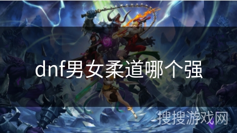 dnf男女柔道哪个强