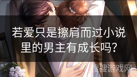 若爱只是擦肩而过小说里的男主有成长吗？