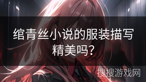 绾青丝小说的服装描写精美吗？