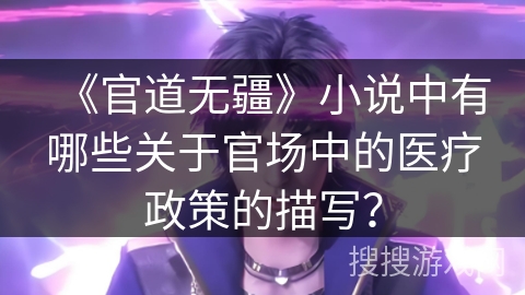 《官道无疆》小说中有哪些关于官场中的医疗政策的描写？