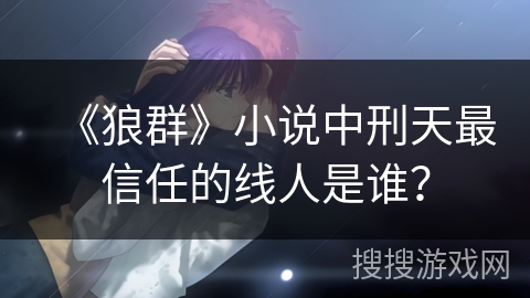 《狼群》小说中刑天最信任的线人是谁？