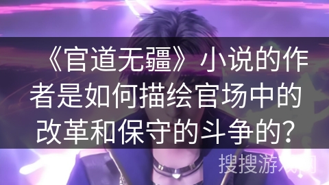 《官道无疆》小说的作者是如何描绘官场中的改革和保守的斗争的？