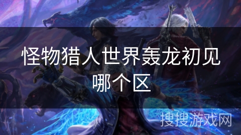 怪物猎人世界轰龙初见哪个区