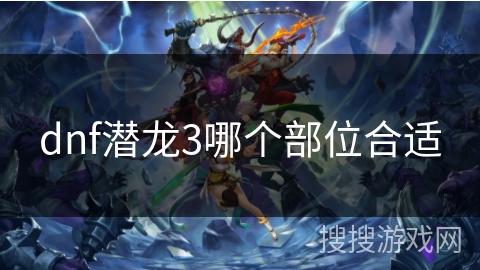 dnf潜龙3哪个部位合适