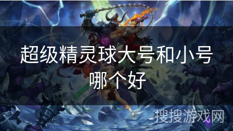 超级精灵球大号和小号哪个好