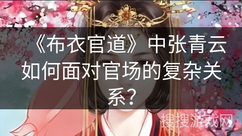《布衣官道》中张青云如何面对官场的复杂关系？