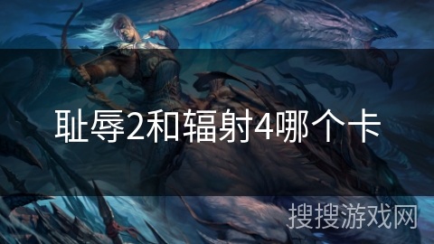 耻辱2和辐射4哪个卡