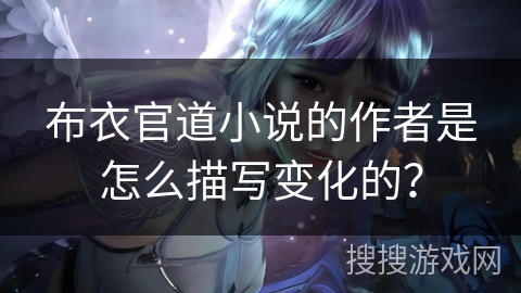 布衣官道小说的作者是怎么描写变化的？