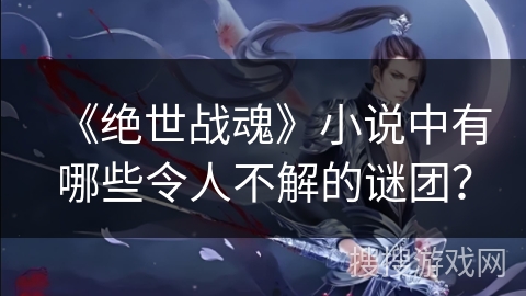 《绝世战魂》小说中有哪些令人不解的谜团？