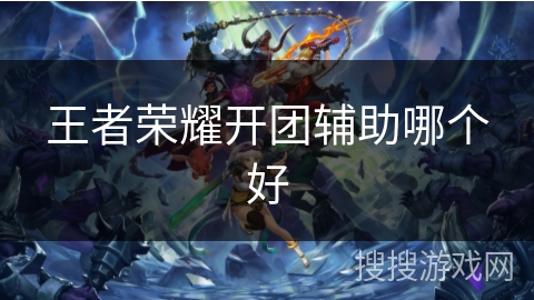 王者荣耀开团辅助哪个好