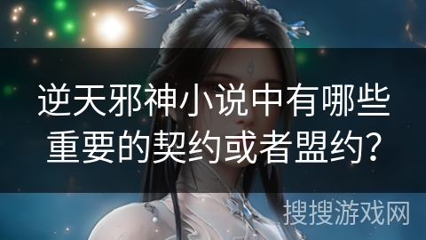 逆天邪神小说中有哪些重要的契约或者盟约？