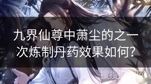 九界仙尊中萧尘的之一次炼制丹药效果如何？