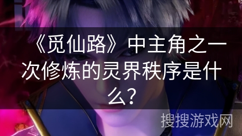 《觅仙路》中主角之一次修炼的灵界秩序是什么？