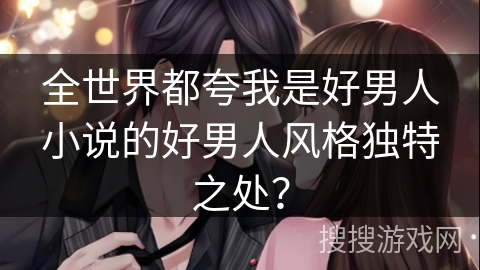 全世界都夸我是好男人小说的好男人风格独特之处？