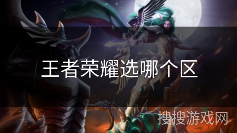 王者荣耀选哪个区