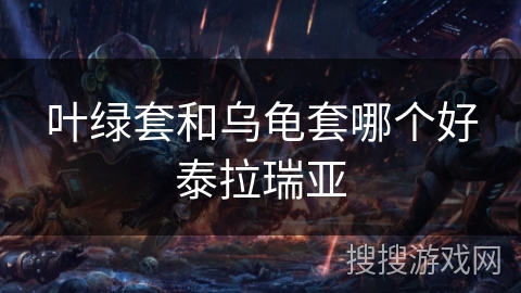 叶绿套和乌龟套哪个好泰拉瑞亚