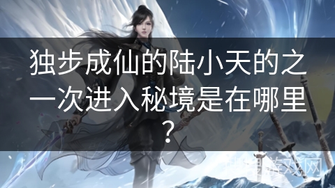 独步成仙的陆小天的之一次进入秘境是在哪里？