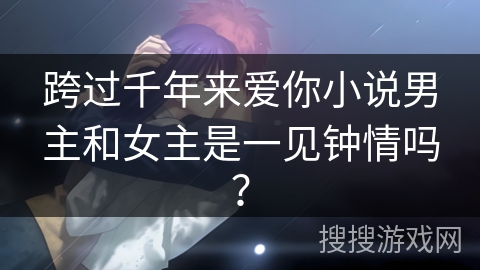 跨过千年来爱你小说男主和女主是一见钟情吗？