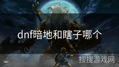 dnf暗地和瞎子哪个