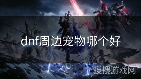 dnf周边宠物哪个好