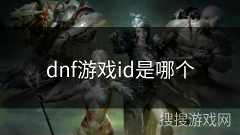 dnf游戏id是哪个