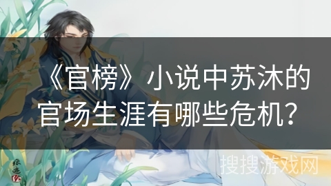 《官榜》小说中苏沐的官场生涯有哪些危机？