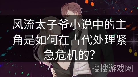 风流太子爷小说中的主角是如何在古代处理紧急危机的？