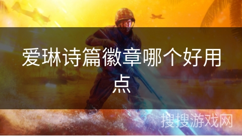 爱琳诗篇徽章哪个好用点