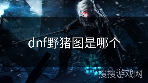 dnf野猪图是哪个