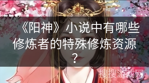 《阳神》小说中有哪些修炼者的特殊修炼资源？