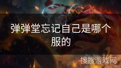 弹弹堂忘记自己是哪个服的