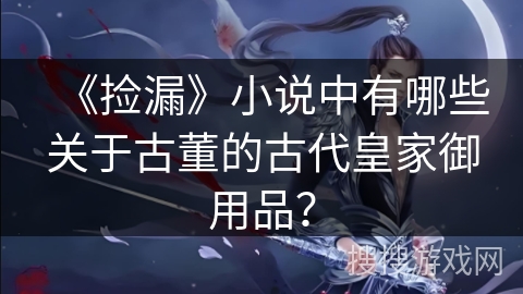 《捡漏》小说中有哪些关于古董的古代皇家御用品？