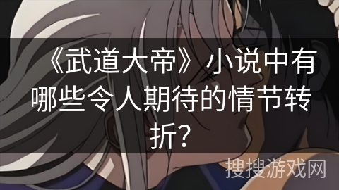 《武道大帝》小说中有哪些令人期待的情节转折？