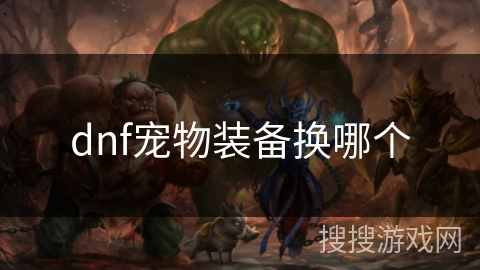dnf宠物装备换哪个