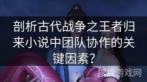 剖析古代战争之王者归来小说中团队协作的关键因素？