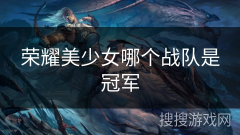 荣耀美少女哪个战队是冠军