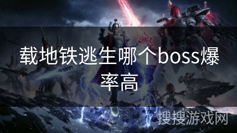 载地铁逃生哪个boss爆率高