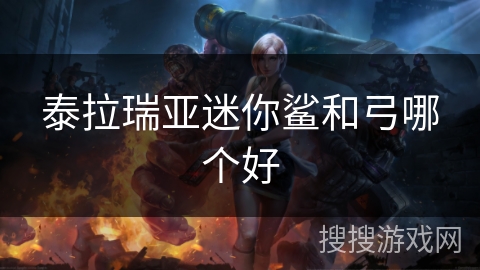 泰拉瑞亚迷你鲨和弓哪个好