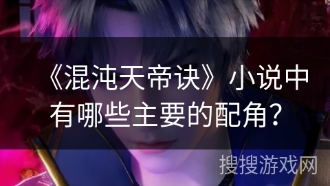 《混沌天帝诀》小说中有哪些主要的配角？