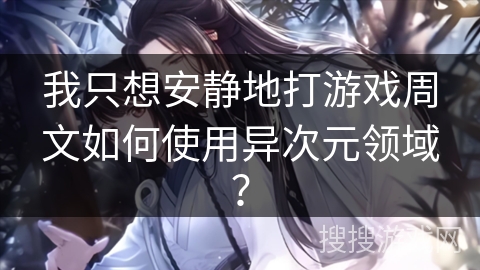 我只想安静地打游戏周文如何使用异次元领域？