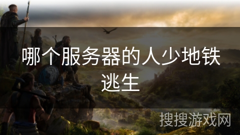 哪个服务器的人少地铁逃生