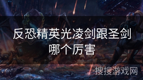 反恐精英光凌剑跟圣剑哪个厉害