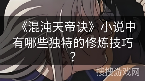 《混沌天帝诀》小说中有哪些独特的修炼技巧？