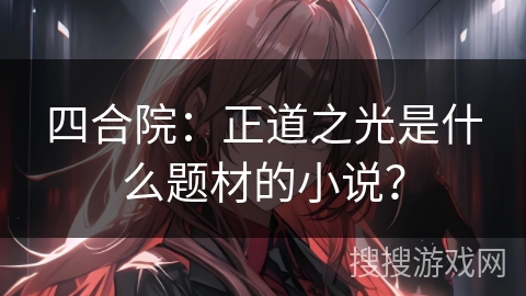 四合院：正道之光是什么题材的小说？