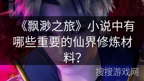 《飘渺之旅》小说中有哪些重要的仙界修炼材料？