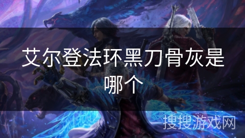 艾尔登法环黑刀骨灰是哪个