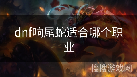 dnf响尾蛇适合哪个职业
