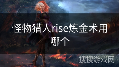 怪物猎人rise炼金术用哪个