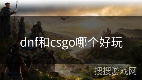 dnf和csgo哪个好玩