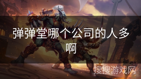 弹弹堂哪个公司的人多啊